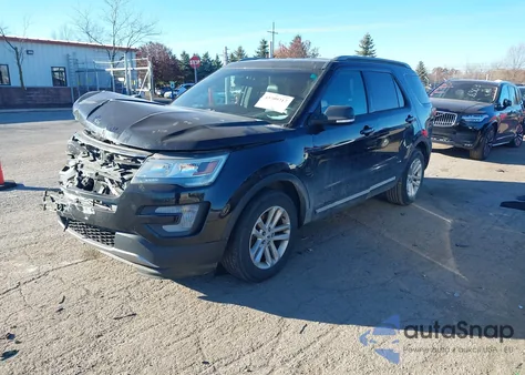2017 Ford Explorer Xlt z USA, uszkodzony, nr VIN 1FM5K7DH1HGA42121